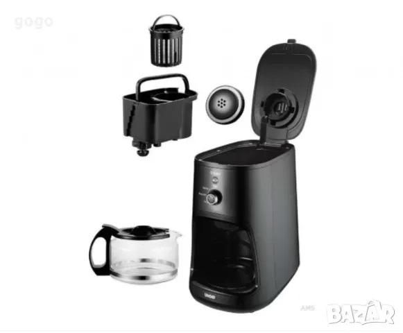 Компактна електрическа машина за приготвяне на кафе с устройство за смилане, снимка 2 - Кафемашини - 49332128