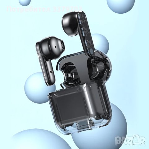 Безжични слушалки TM10 - Bluetooth V5.0, калъф за зареждане, Водоустойчиви, спортни слушалки, снимка 2 - Слушалки, hands-free - 42931360