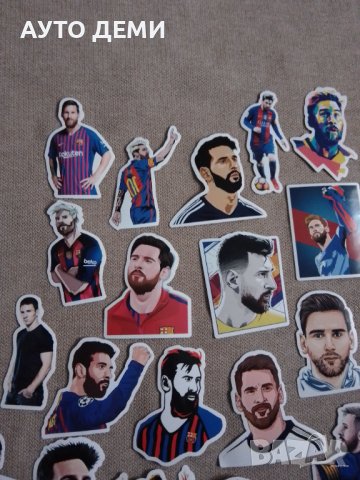 Цветни гланцирани самозалепващи стикери Лио Меси Lionel Messi - различни модели, снимка 7 - Аксесоари и консумативи - 40449347