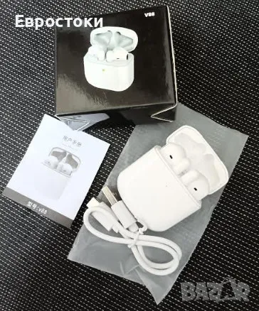 Безжични слушалки V88 TWS, Bluetooth слушалки, Bluetooth 5.0, снимка 9 - Безжични слушалки - 48934892