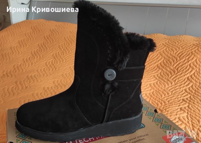 Дамски боти Skechers Cozy Peak 49811 - 39, снимка 2 - Дамски боти - 44012316