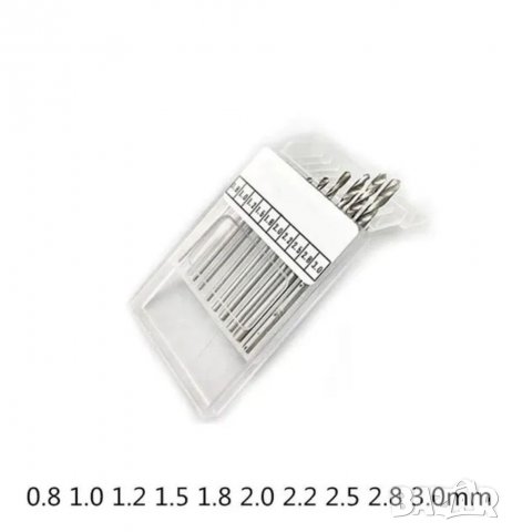 Малка ръчна дрелка с 10 свредла, снимка 2 - Други инструменти - 39711366