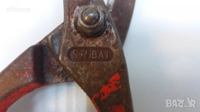 Стара ножица за ламарина Stubai малка, снимка 3 - Антикварни и старинни предмети - 39401532