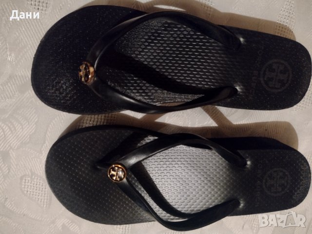 Дамски джапанки на платформа Tory Burch , снимка 2 - Чехли - 38493333
