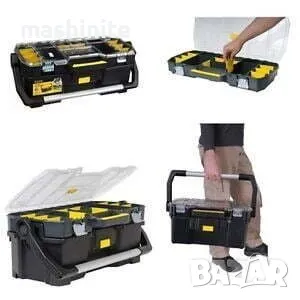 Куфар Stanley за инструменти 556х257х287 мм Stanley, снимка 2 - Куфари с инструменти - 47806723