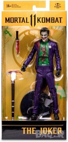 Екшън фигура McFarlane Games: Mortal Kombat - The Joker (Bloody), 18 cm