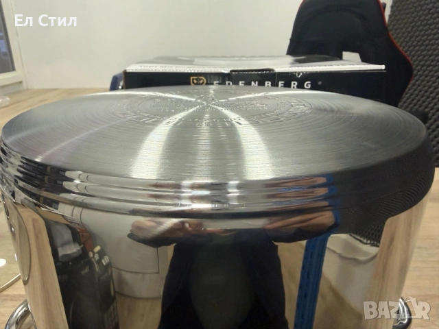 Тенджера от неръждаема стомана и многослойно дъно за бързо и равномерно готвене, снимка 8 - Съдове за готвене - 53565575