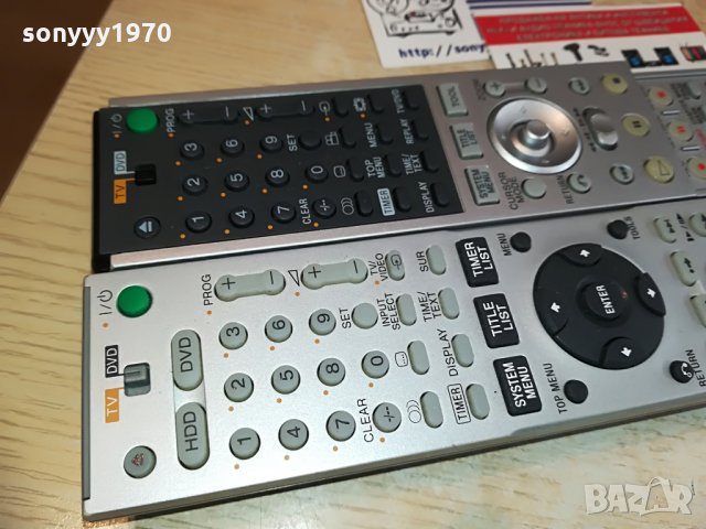 SONY REMOTE CONTROL-DVD/RECORDER, снимка 2 - Дистанционни - 28701390