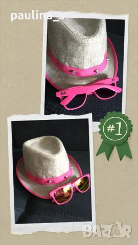 Два броя / Комплекти от - летни бомбета, копринен шал, слънчеви очила и гривна с талисмани, снимка 12 - Други - 36910748