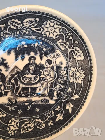 холандска декоративна порцеланова чиния 22/4, снимка 3 - Декорация за дома - 49219271