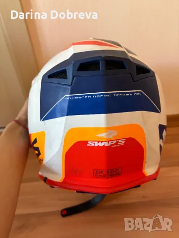 Каска за мотор SWAPS Casque Cross Adulte Blur S818, снимка 6 - Аксесоари и консумативи - 50087860
