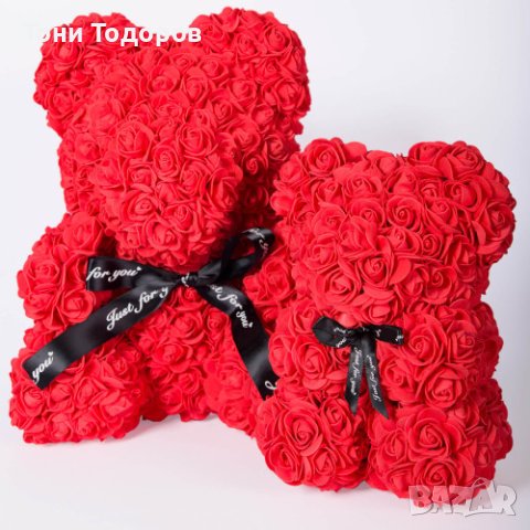Червено мече от рози. Перфектният подарък за свети Валентин. , снимка 2 - Романтични подаръци - 43867590