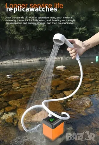 акумулаторен къмпинг душ , снимка 7 - Палатки - 49113490