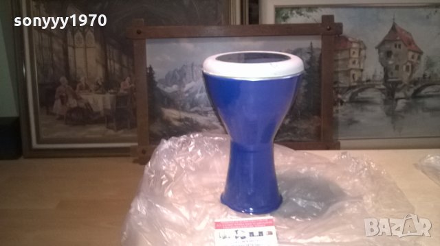 СИНЯ ТАРАМБУКА-МЕТАЛНА-нова от сирия, снимка 2 - Ударни инструменти - 27288212