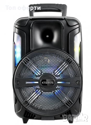 Караоке колона, активна тонколона, модел KTS-1175 8* + МИКРОФОН, снимка 2 - Тонколони - 36963428