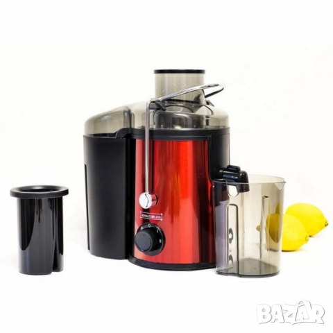 Сокоизстисквачка Royalty Line PJ-19001, 700W, 2 скорости+Pulse, 0.450 ml, Система против капене, снимка 6 - Сокоизстисквачки и цитрус преси - 52142206