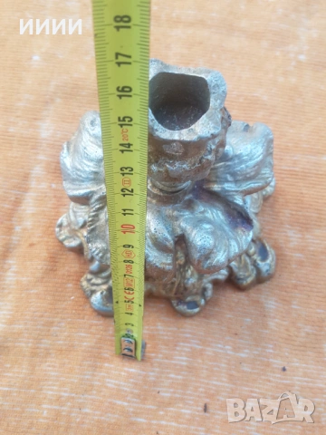 Свещник, снимка 3 - Антикварни и старинни предмети - 53450854