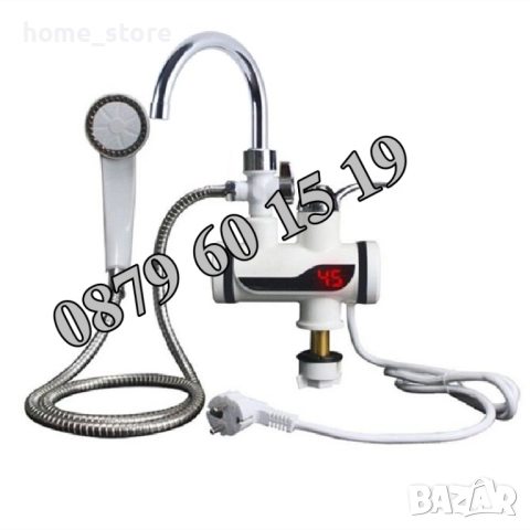 Нагревател за вода 3000W, проточен бойлер с гъвкав чучур, снимка 4 - Бойлери - 52420158