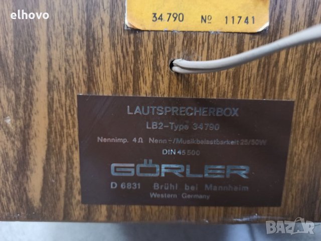 Тонколони Gorler LB 2, снимка 4 - Тонколони - 33246019