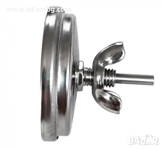 Термометър за барбекю, скара, грил, пушилня, сушилня, термометър за вграждане със сонда - КОД 3716, снимка 2 - Барбекюта - 37143911