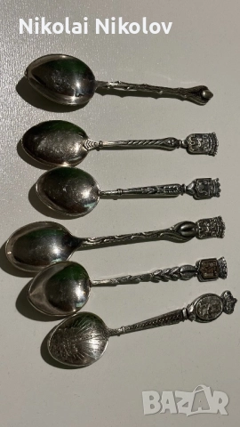 Посребрени лъжици, снимка 2 - Антикварни и старинни предмети - 52100873