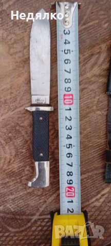 Немски нож Hubertus,Вермахт,младежки, снимка 5 - Антикварни и старинни предмети - 43715438