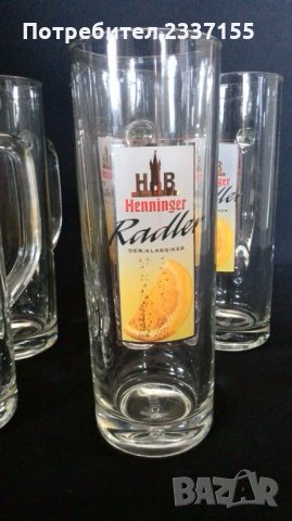 Стъклени големи халби, снимка 2 - Колекции - 26566356