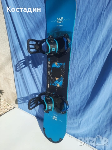 сноуборд  Salomon Wild Card +автомати 140см. , снимка 5 - Зимни спортове - 53296042