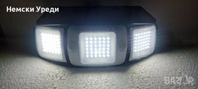 Соларна LED лампа 6000mAh Intelamp с 2 сензора 1200lm, , снимка 4 - Соларни лампи - 53521822