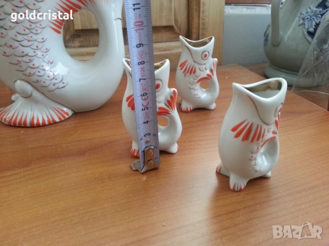 Руски порцелан риби, снимка 5 - Антикварни и старинни предмети - 38475951