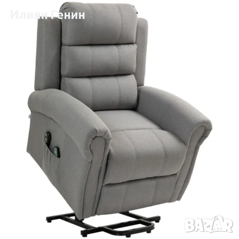 HOMCOM Масажен фотьойл с асистент за повдигане, снимка 8 - Дивани и мека мебел - 53503852