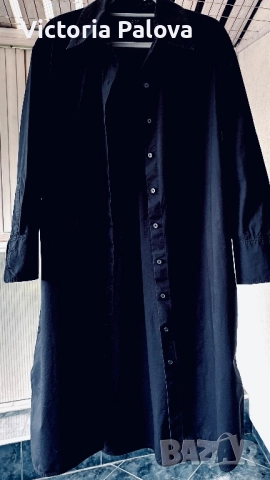 Рокля-риза COS твърд памук Швеция , снимка 2 - Рокли - 52021931