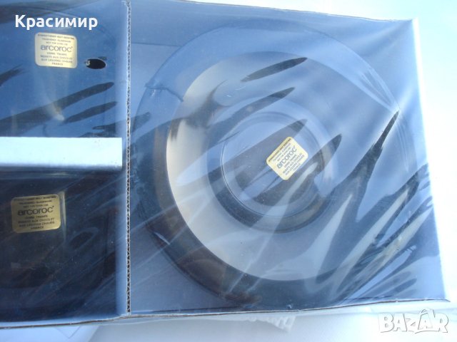 Френски комплект Arcoroc CALICE от 6 бр.чаши и чинийки, снимка 6 - Чаши - 44068267
