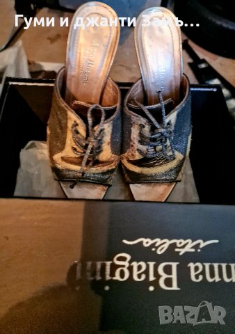 Дамско сабо 38 и 39 Anna  Biagini , снимка 4 - Дамски обувки на ток - 44000582