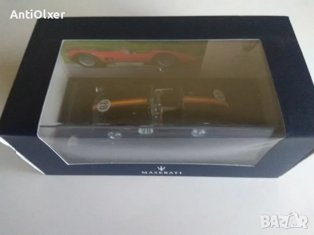 Pontiac Firebird 1969 & Маserati A6GCS/53 diecast 1:43, снимка 3 - Коли, камиони, мотори, писти - 52586804