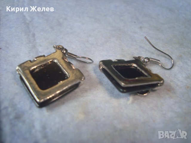 КРАСИВИ ПОСРЕБРЕНИ ВИНТИДЖ ОБЕЦИ 29420, снимка 5 - Обеци - 37745143