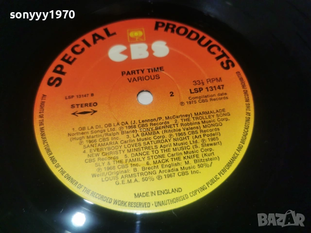 PARTY TIME 2801262200, снимка 16 - Грамофонни плочи - 53262918