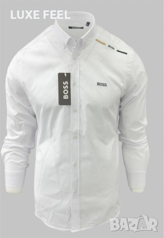 Мъжки Ризи ⚜️ Lacoste Burberry Tommy Hilfiger Calvin Klein , снимка 8 - Ризи - 53078206