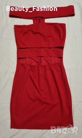 Червена рокля , снимка 2 - Рокли - 34959820