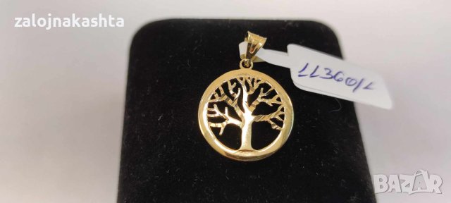Нова Златна висулка дървото на живота-1,28гр/14кр, снимка 2 - Колиета, медальони, синджири - 43003037