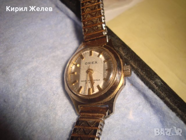 OREX MADE in ROMANIA 19 RUBIS СТАР МЕХАНИЧЕН МАРКОВ ЧАСОВНИК ОРЕКС РУМЪНИЯ ПОЗЛАТЕН 26719, снимка 11 - Дамски - 36690356