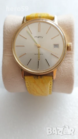 Мъжки швейцарски механичен автоматичен часовник 1970-80г.Отлично състояние 