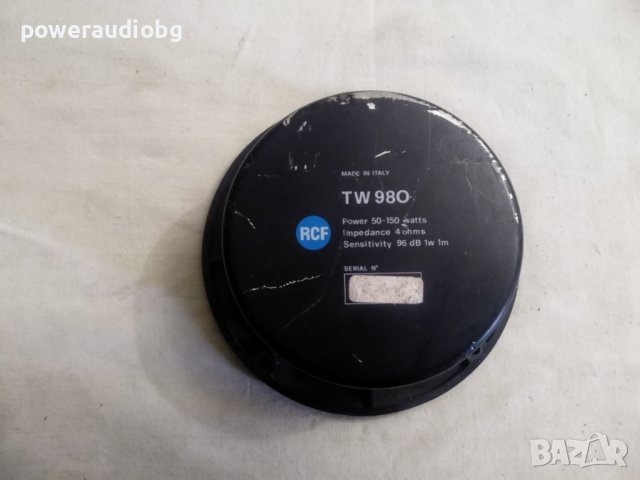 Високочестотен Драйвер (пищялка) RCF TW 980 - 1бр, снимка 2 - Тонколони - 43974129