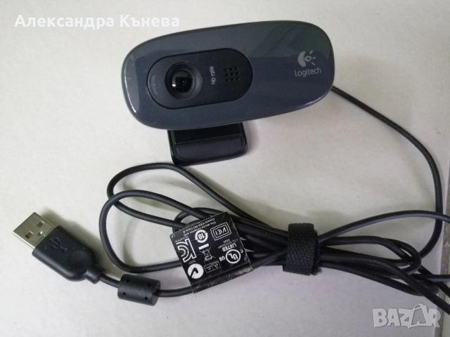 Уебкамера Logitech HD 720p , снимка 3 - Клавиатури и мишки - 52377568