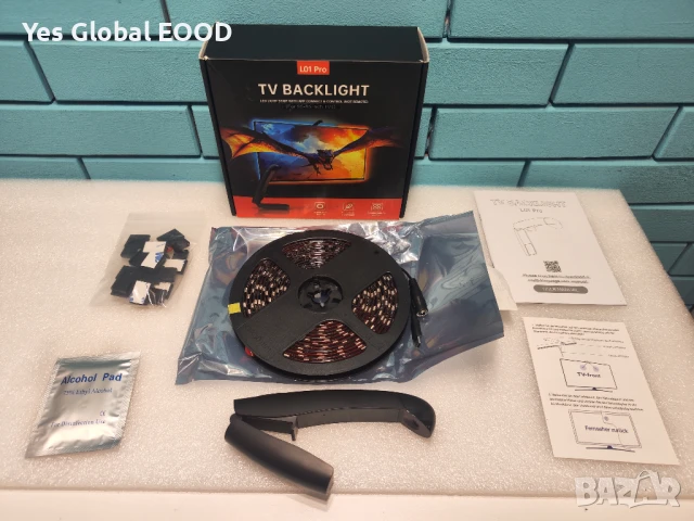 4.5м Gvyugke TV LED лента с App контрол и музикален синхрон, снимка 1