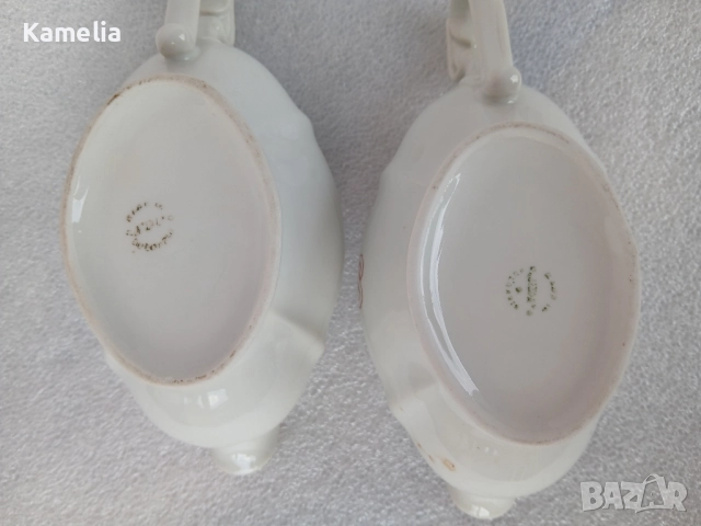 Порцеланова сосиера, снимка 4 - Прибори за хранене, готвене и сервиране - 51711652