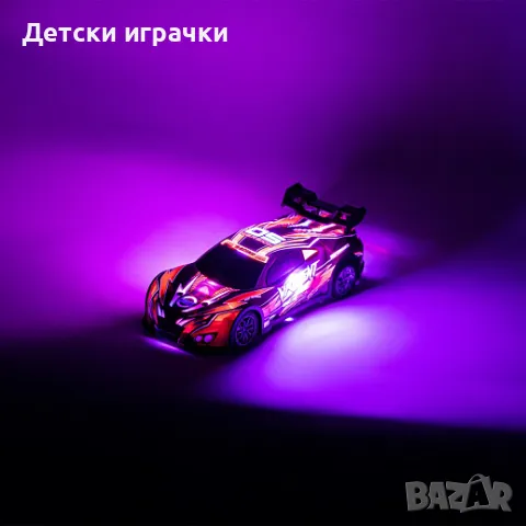 Състезателна кола с дистанционно радиоуправляема , снимка 2 - Коли, камиони, мотори, писти - 48483822