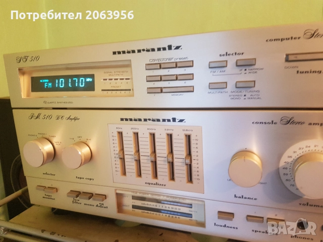 Комплект Marantz тунер и усилвател, снимка 5 - Ресийвъри, усилватели, смесителни пултове - 52897366