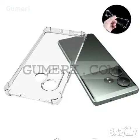 Realme GT 6 Противоударен Прозрачен Гръб С Подсилени Ръбове "Air", снимка 4 - Калъфи, кейсове - 48037043