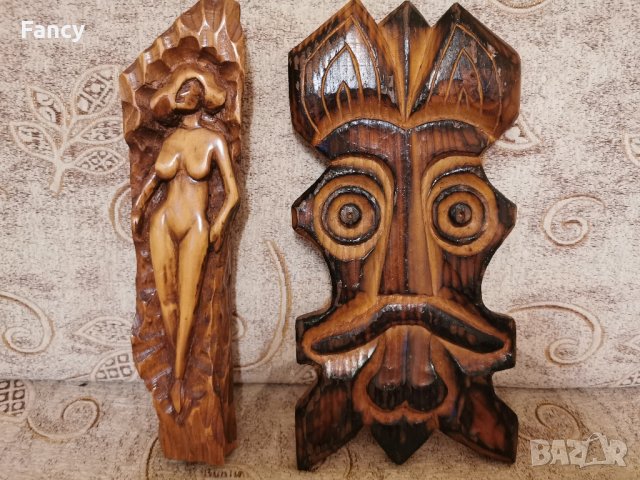 Дърворезба 2 бр, снимка 2 - Други - 43369500